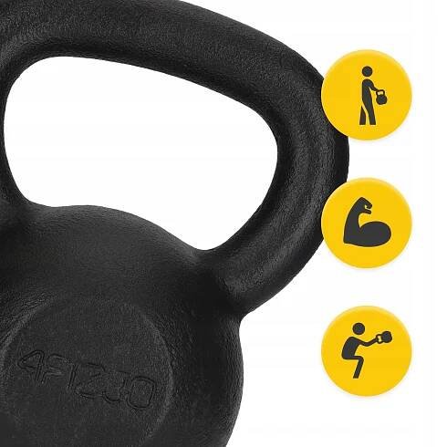 KETTLEBELL ZÁVAŽÍ ČINKA KETTLE LITINOVÁ ZÁVAŽÍ PRO TRÉNINK 16 KG za 1100.00CZK - Allegro