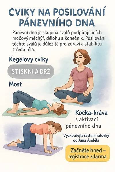 Cviky na posilování pánevního dna | Jan Anděl