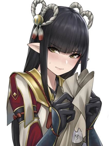 A Girl With Long Hair Holding A Bag Wallpaper