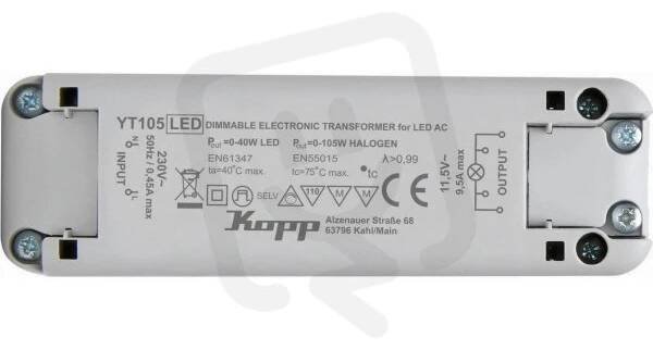 Elektronický transformátor 105 W / VA