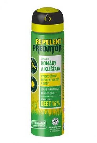 Repelent Predator Forte 90ml proti komárům a klíšťatům (zelený)