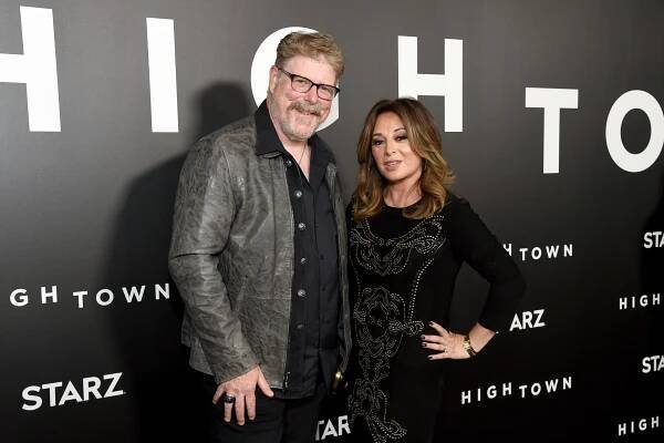 John DiMaggio and Kate Miller attend the 'Hightown' season 2 Los Angeles premiere event at Pacific Design Center on October 16, 2021 in West Hollywood, California
