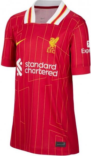 Dětský domácí fotbalový dres s krátkým rukávem Nike Liverpool FC Stadium 2024/25
