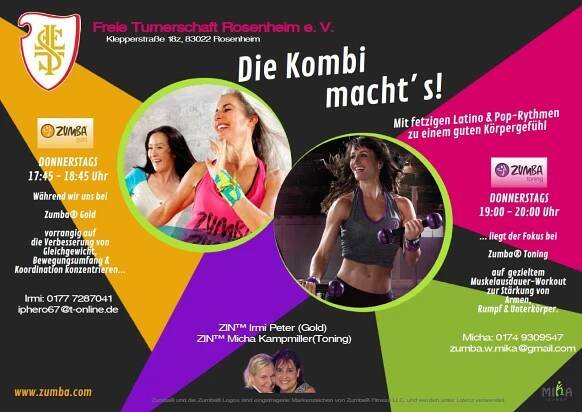 Neu: ZUMBA Toning – Freie Turnerschaft Rosenheim
