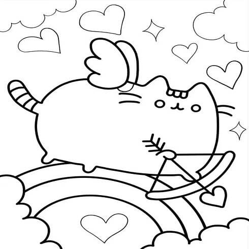 Pusheen omalovánky 42