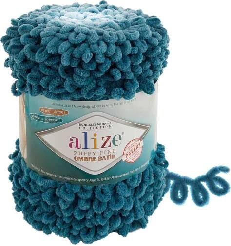 Alize Puffy Fine Ombre Batik 7263 Pletací příze - Muziker