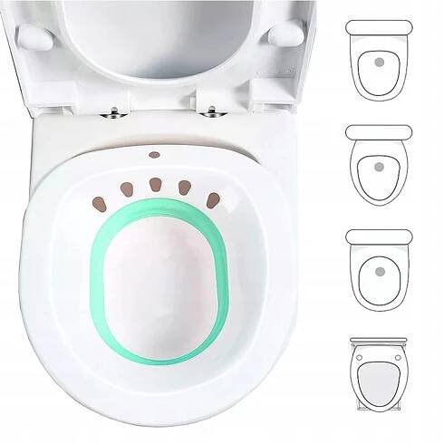 SANITÁRNÍ BIDET, PŘENOSNÁ SKLÁDACÍ BIDETOVÁ VLOŽKA NA ZÁCHOD