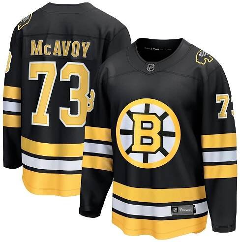 Charlie McAvoy Boston Bruins Fanatics Home Breakaway Player Jersey - Black