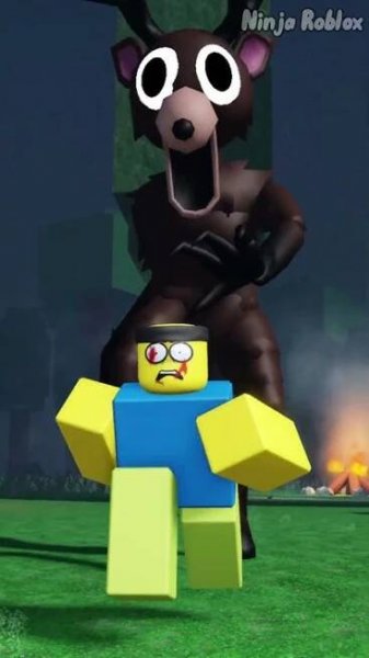 When outlaws use Noob's broken portal PT4 - Roblox 99 Nights in the Forest #robloxanimation