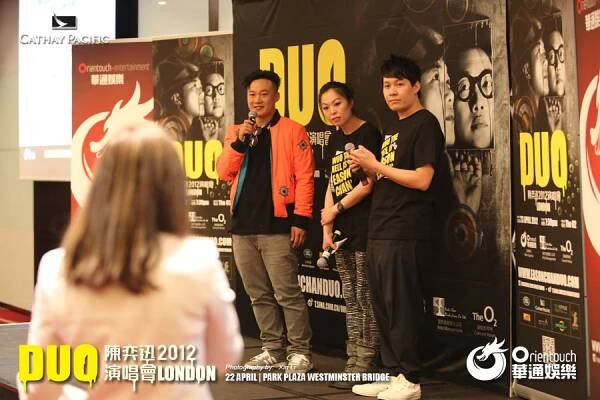 DUO Eason Chan 2012 London | Orientouch-e