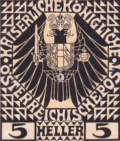 Soubor:Kolo Moser - Briefmarkenentwurf- 1908.jpeg