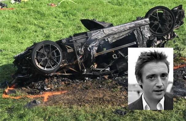 Exmoderátor Top Gearu Hammond měl nehodu. Z vraku vyvázl téměř bez zranění