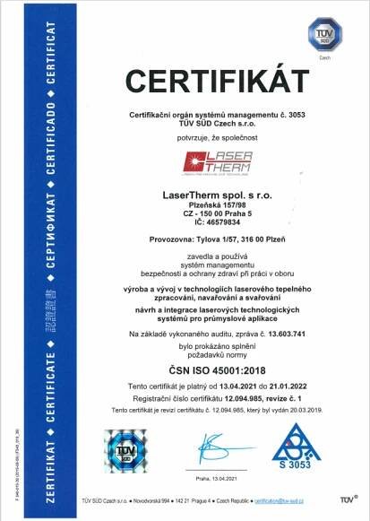 ČSN ISO 45001:2018