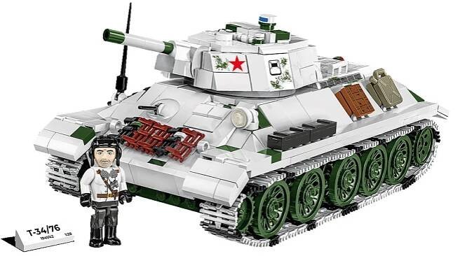 COBI 2595 World War II Ruský střední tank T-34/76 mod. 1941/42 1:28