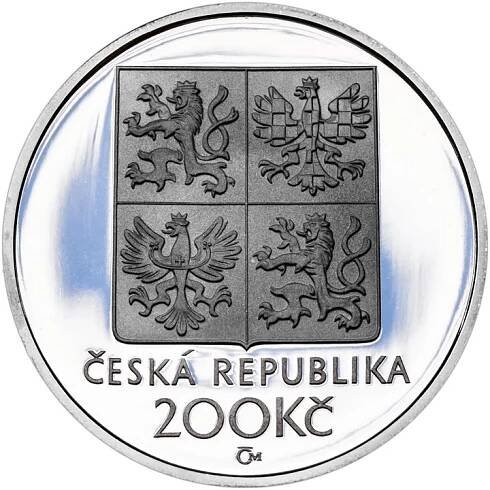 200 Kč 1998 150. výročí narození Františka Kmocha