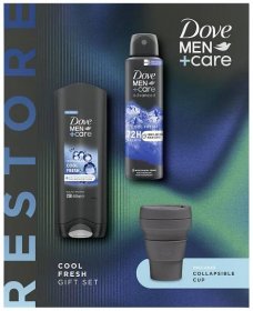 Dove Men + Care Cool Fresh dárková sada (sprch. gel 250ml + deo 150ml) kazeta - Dárkové sety, Drogerie, kosmetika