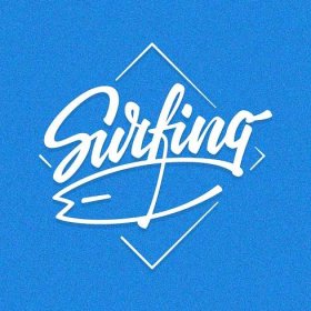 SURFPACK - free surfing lettering vector words. Durnikin