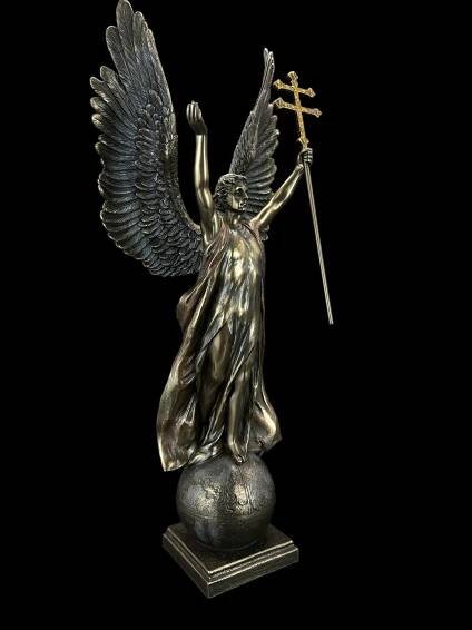 ARCHANDĚL GABRIEL – ORIGINÁLNÍ BRONZOVÁ SOCHA ZNAČKY VERONESE (WU74747A4) za 1707.00CZK - Allegro