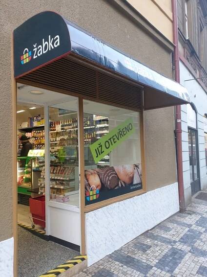 Nová Žabka v pražské Štefánikově ulici