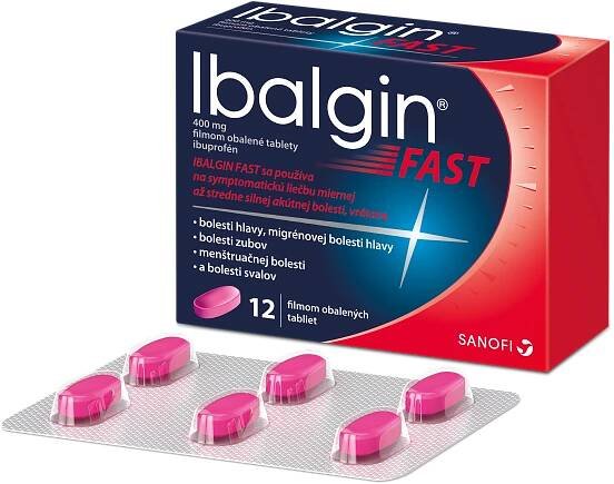 Ibalgin FAST 400 mg 12 tabliet - Image 2