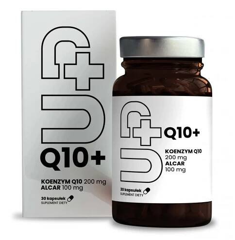 Doplněk stravy UP Q10+ koenzym Q10 s acetyl-L-karnitinem 30 kapslí UP Health Pharma