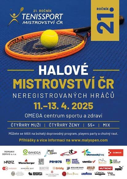 Halové Mistrovství ČR neregistrovaných tenistů je za námi | OMEGASPORT Olomouc - Fitness, Tenis, Badminton, Squash a Relax