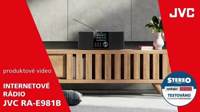 Internetové rádio s DAB+ JVC RA-E981B