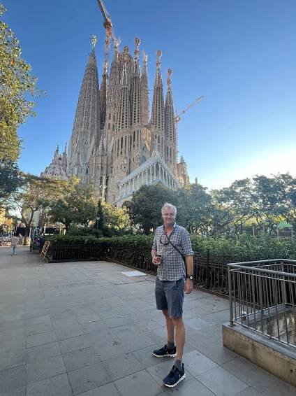Hamish Mackie visits Barcelona on a research trip