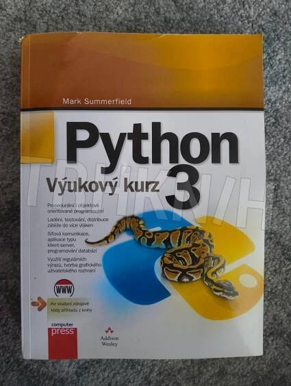 Kniha Python 3 - výukový kurz - Trh knih - online antikvariát