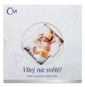 Tolar k narození dítěte 2016 s věnováním proof | Česká mincovna