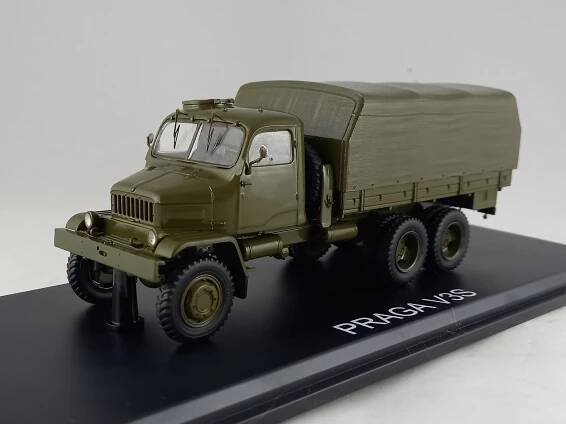Praga V3S Valník s plachtou 1:43 SSM