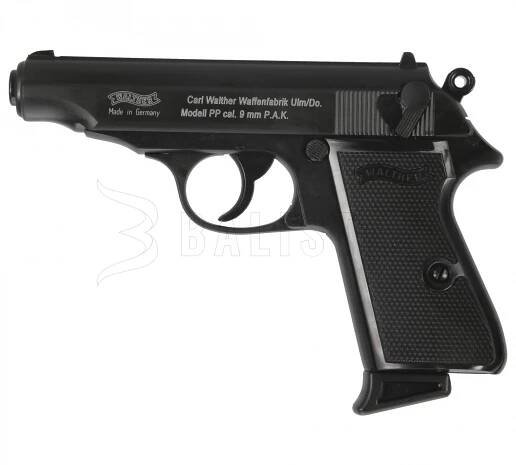 Plynová pištoľ Umarex Walther PP čierna 9mm | Balistas.sk 