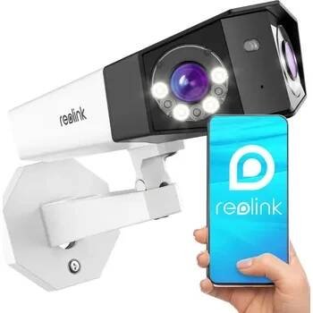 IP kamera Dobíjecí bezdrátová IP kamera Reolink DUO s dvojitým objektivem WiFi