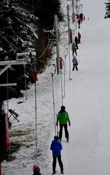 Skvělý svah a sníh, na kterém drží lyže. Mezihoří má pro lyžaře parádní podmínky