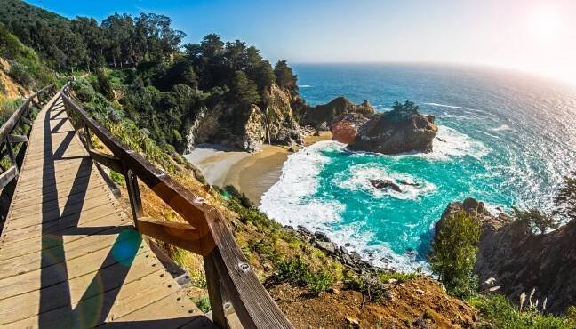 One week California road trip view Post Ranch Inn in Big Sur