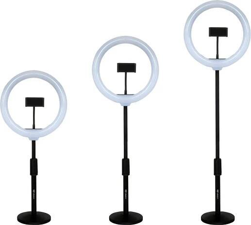 Veles-X Desktop Ring Light with Stand and Phone Holder