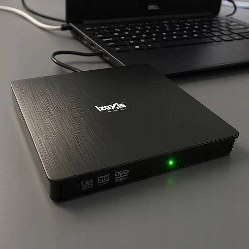 Externí jednotka CD-R Přenosný přehrávač DVD Vypalovačka RW USB pro notebook Druh mechaniky CD vypalovačka (combo s DVD)