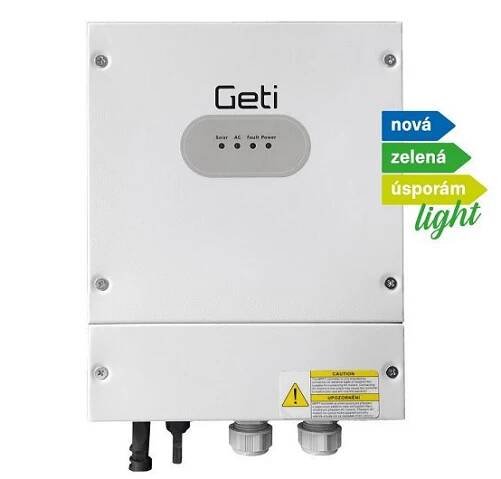 Solární invertor GETI GWH01 4000W MPPT pro PV ohřev vody