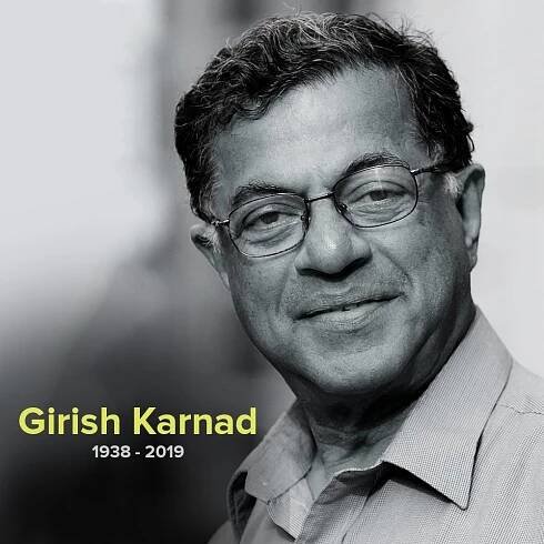 RIP Girish Karnad - Harrisburg Kannada Kasthuri