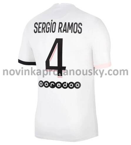 Paris Saint-Germain Dres Sergio Ramos 4 Venkovní Fotbalové Dresy pro Muže 2021-2022