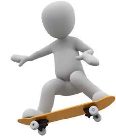skateboard na jezdeni