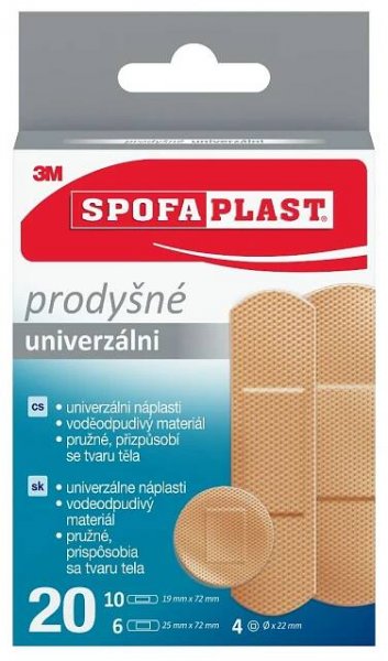 3M Spofaplast 176N univerzální náplasti mix 20 ks