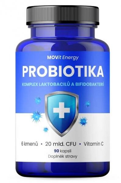 MOVit Energy Probiotika Komplex laktobacilů a bifidobakterií 90 kapslí