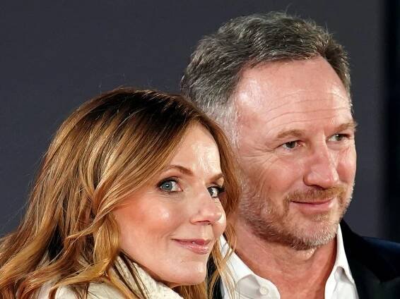 Geri Halliwell-Horner rocks sensational flares for rare red carpet appearance with husband Christian