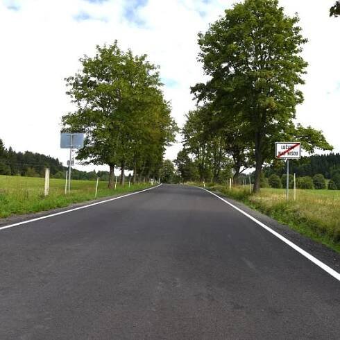 Slavnostní otevření silnice Horní Maxov 11