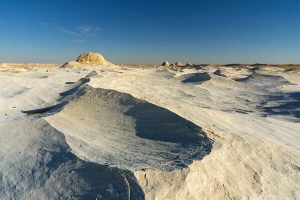 White sand in Egypt's White Desert