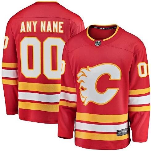 Men Calgary Flames #20 Blake Coleman Fanatics Branded Red Home Breakaway Player NHL Jersey->calgary flames->NHL Jersey