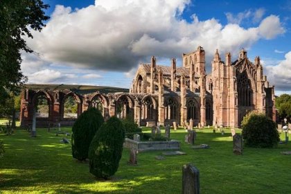 Melrose Abbey, the Scottish Borders: The spectacular ruin where Robert the Bruce’s heart is buried