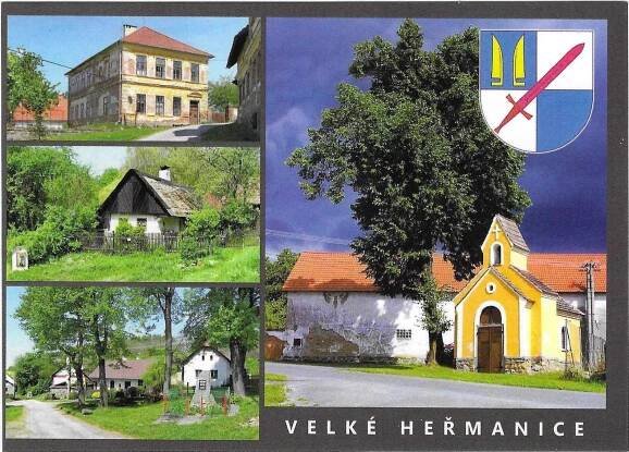 Velké Heřmanice (okr. Benešov) - víceobrázková, erb