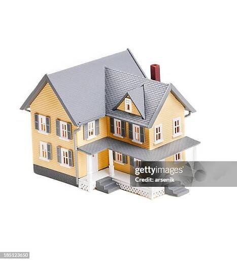 miniature plastic model home - tiny nn models stock pictures, royalty-free photos & images